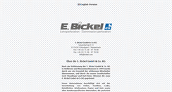 Desktop Screenshot of bickel.com